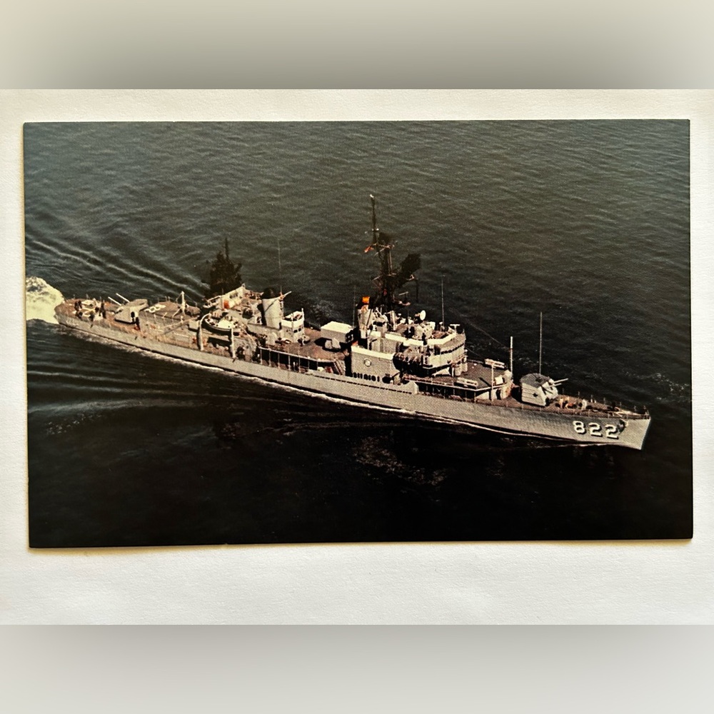 USS Robert H. McCard (DD-822) Destroyer Ship Vintage Postcard (1970s)